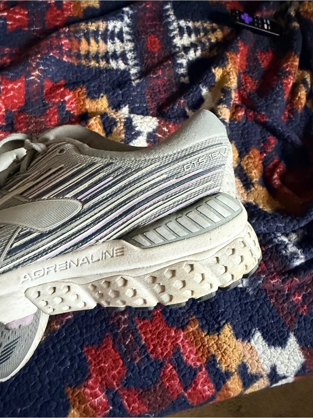Brooks Women's Adrenaline GTS Running Shoes - Light Gray with Lavender